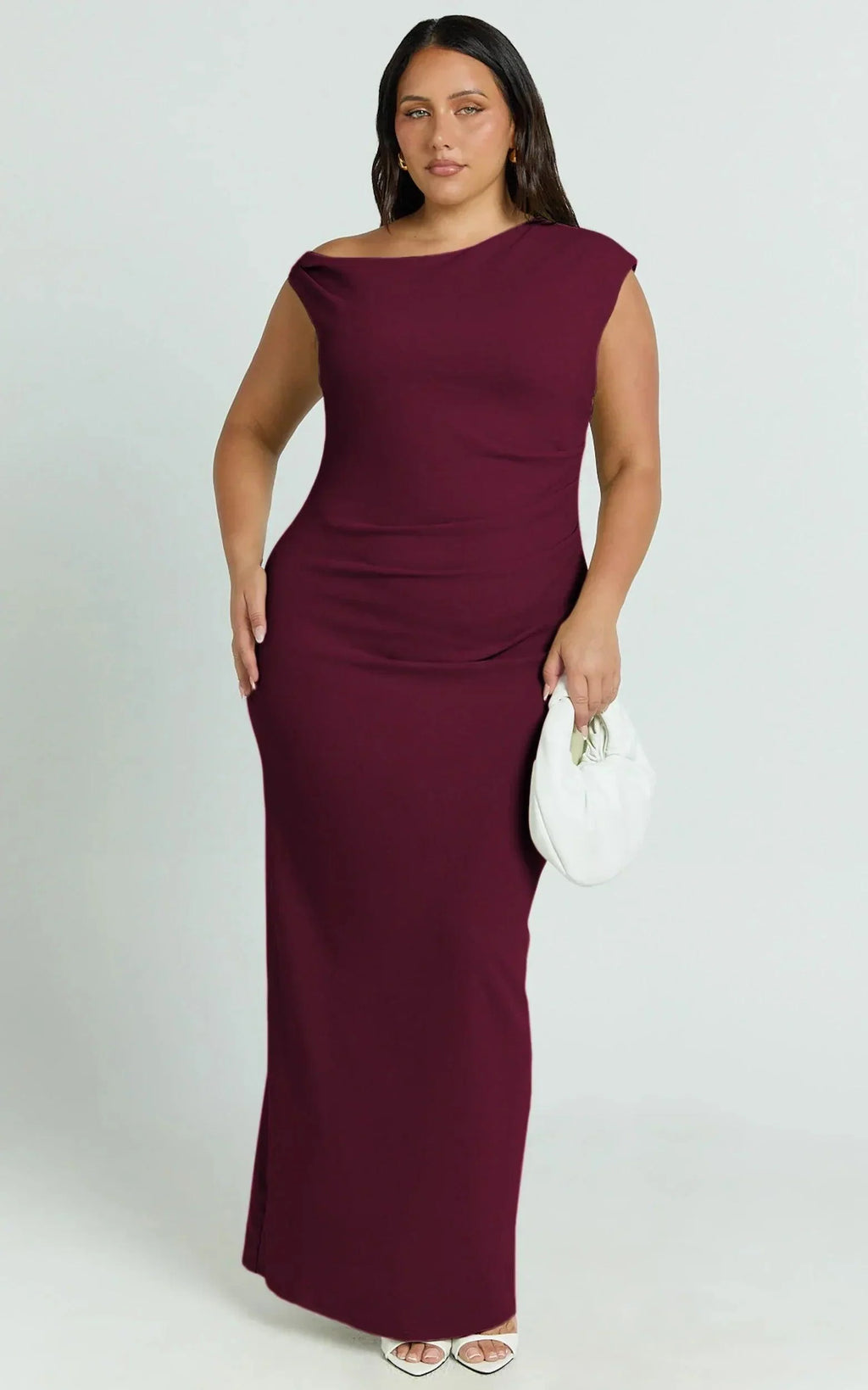 Gia Maxi Dress - Wine - MissMuse Co.