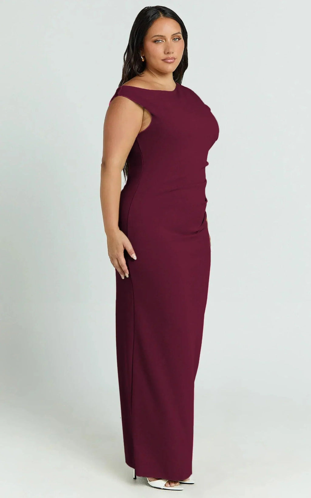 Gia Maxi Dress - Wine - MissMuse Co.