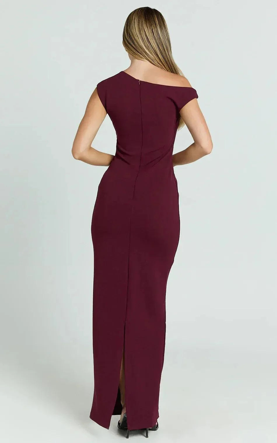Gia Maxi Dress - Wine - MissMuse Co.