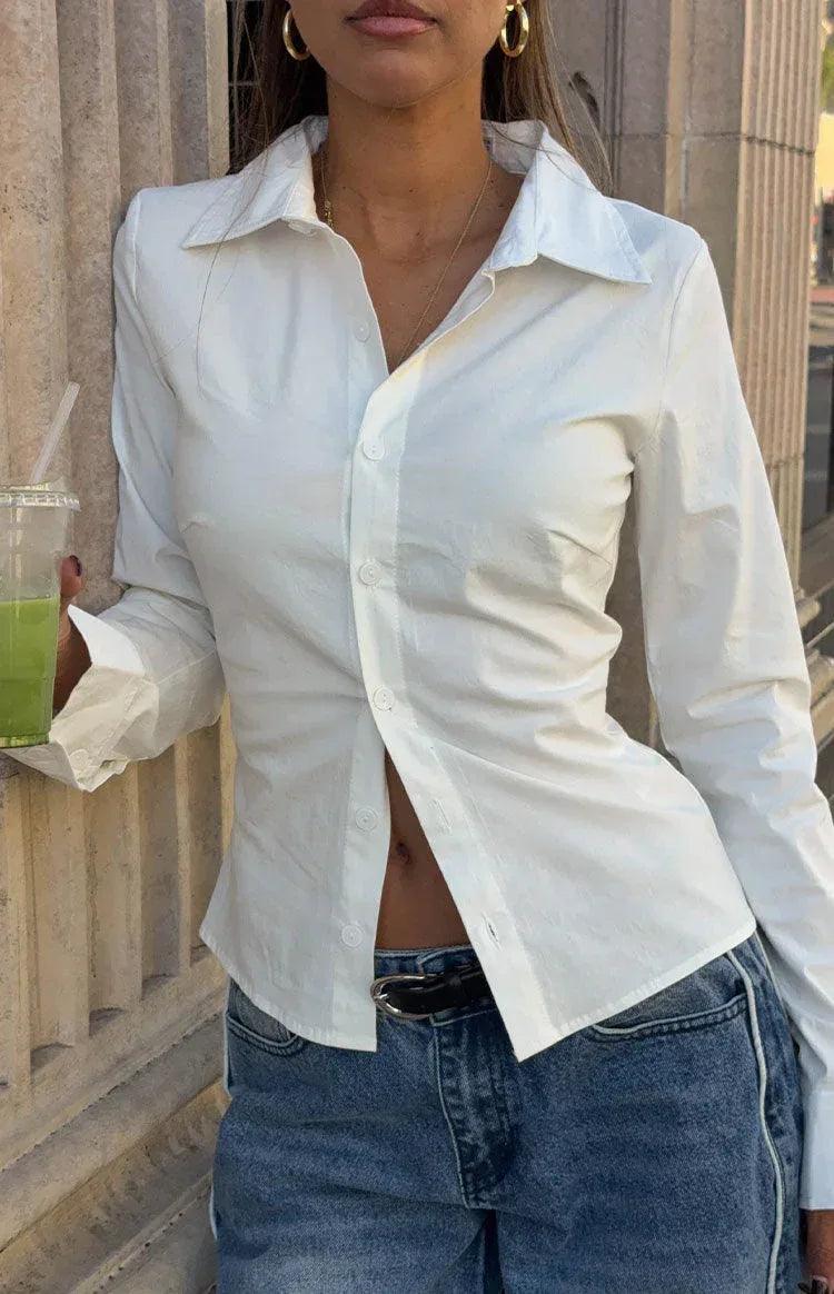 Zoe Fitted Shirt - MissMuse Co.