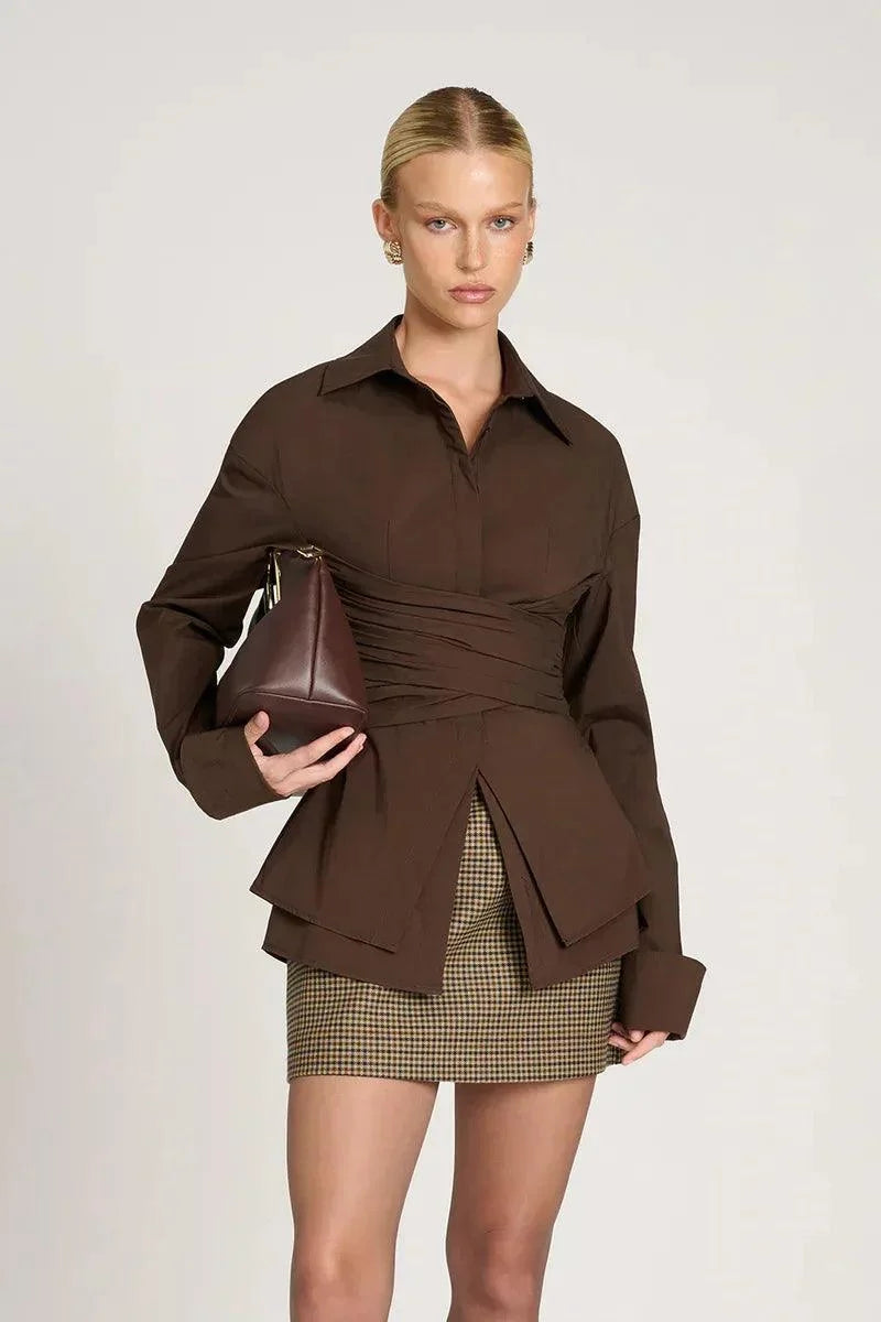 Klaudia Signature Wrap Top - MissMuse Co.