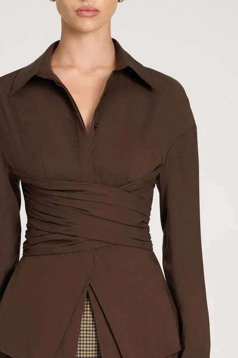 Klaudia Signature Wrap Top - MissMuse Co.