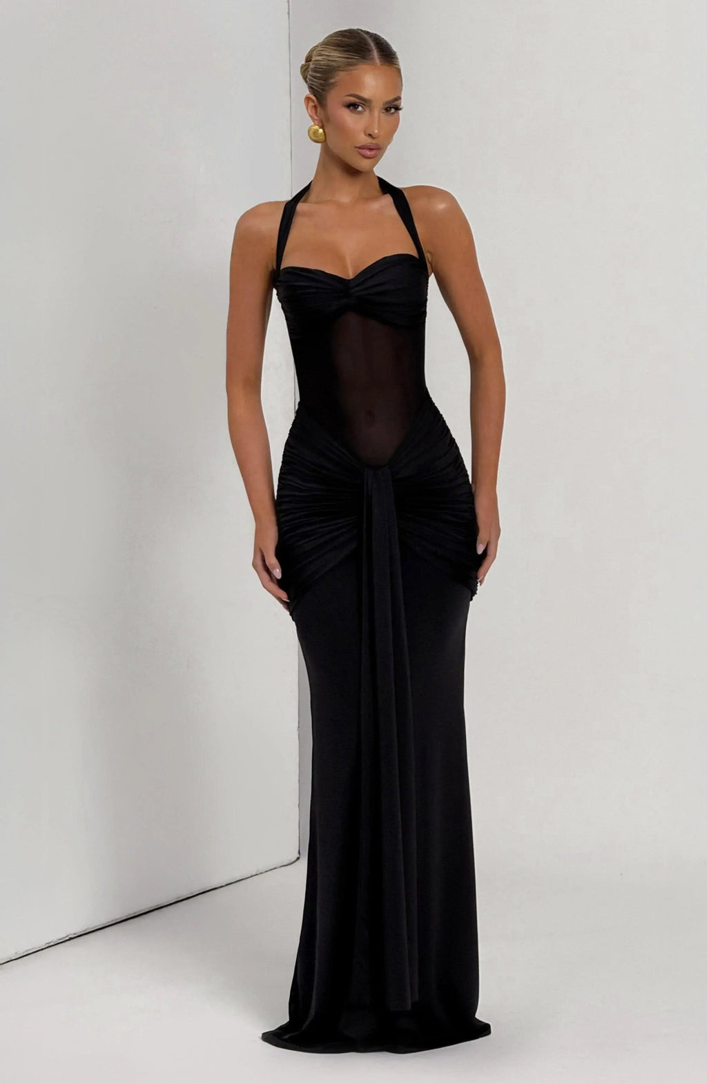 Jolene Maxi Dress - Black - MissMuse Co.