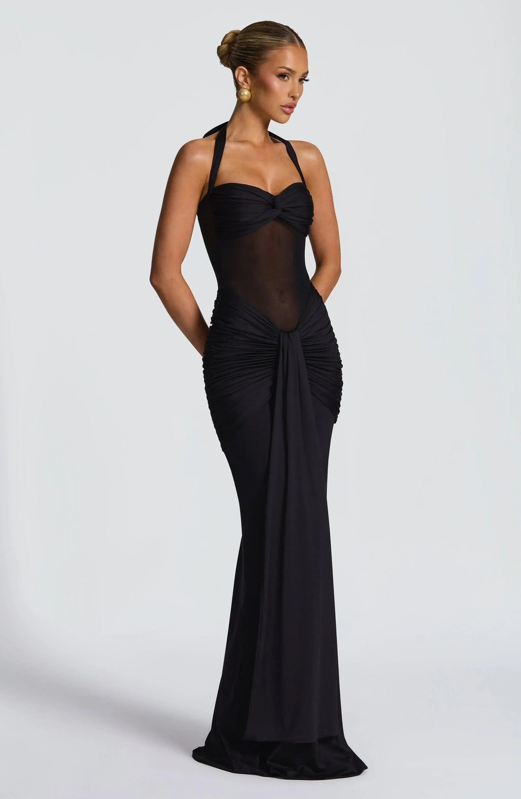 Jolene Maxi Dress - Black - MissMuse Co.
