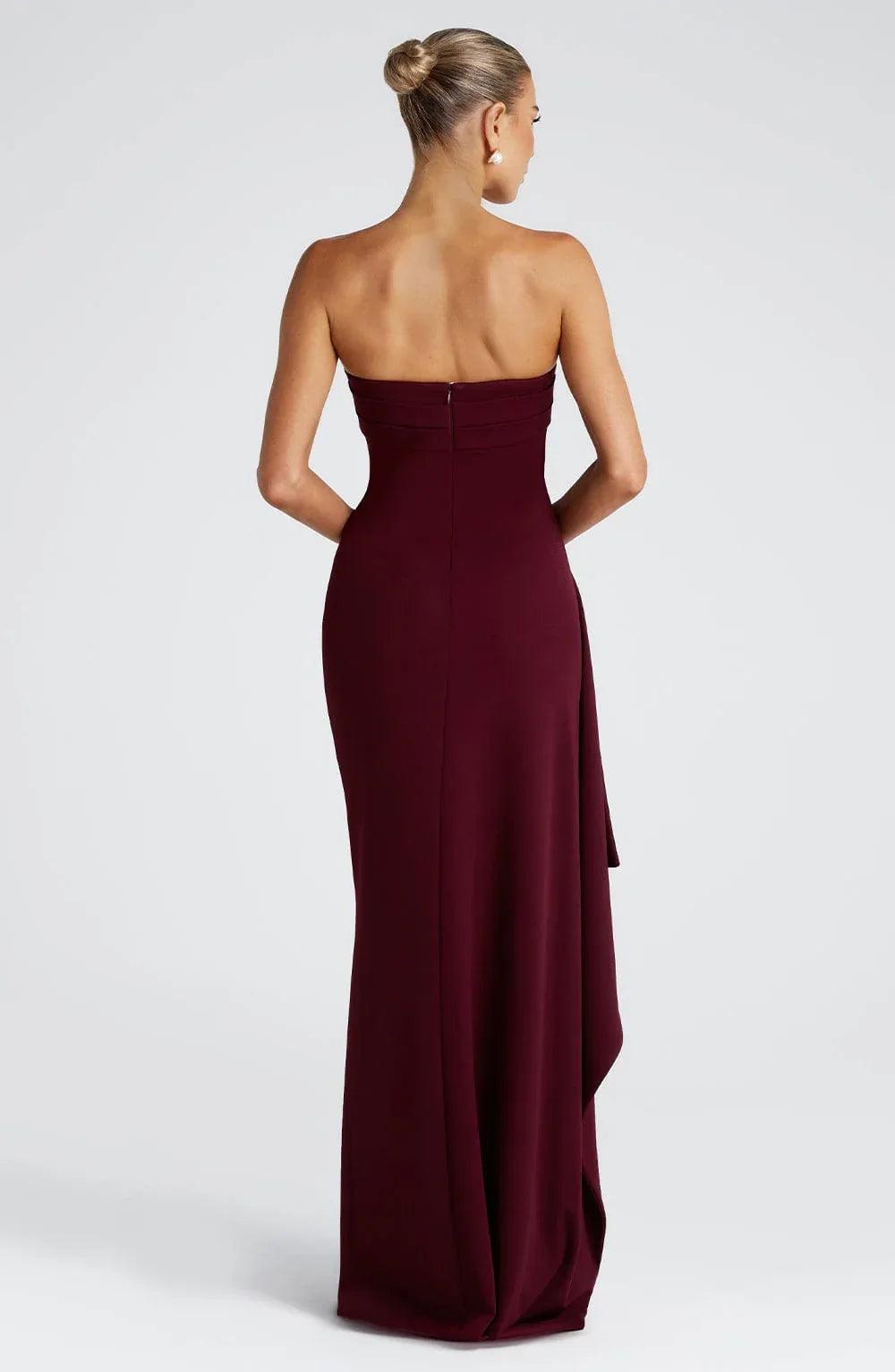 Grace Maxi Dress - Cherry Lacquer